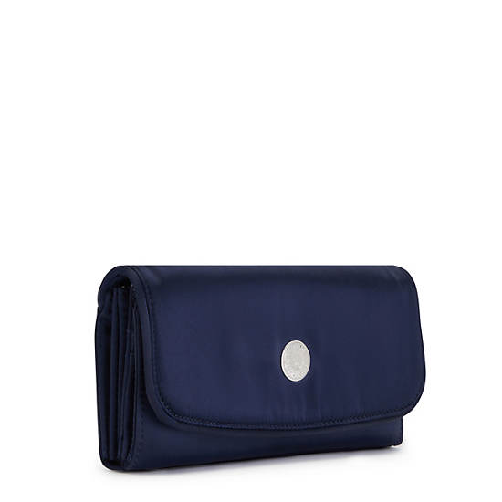 Kipling Money Land Snap Wallet Portefeuille Donkerblauw | BE 2190KO